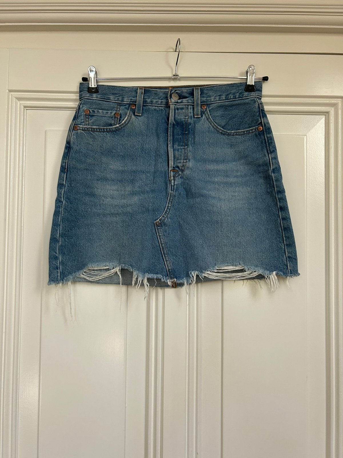 Levi’s jeans rokje maat 28, Kleding | Dames, Rokken, Maat 38/40 (M), Blauw, Ophalen of Verzenden, Zo goed als nieuw