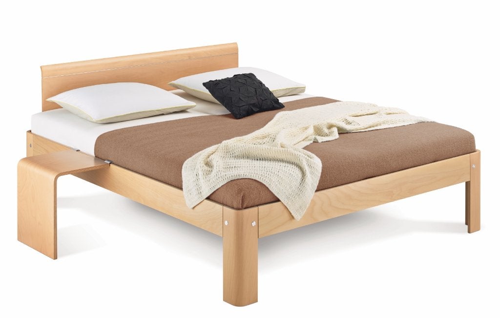 Auping Auronde bed elektrisch verstelbaar 120x200, Huis en Inrichting, Ophalen, Beige, Twijfelaar, 120 cm