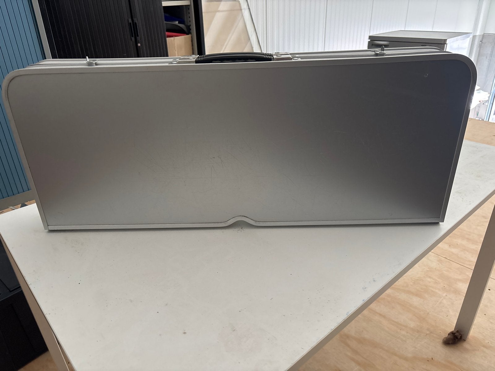Compacte opvouwbare campingtafel met bankjes, Ophalen, Gebruikt, Campingtafel