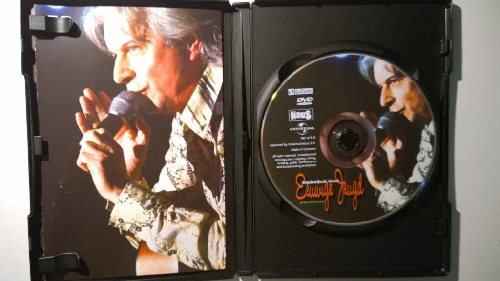 Boudewijn de Groot - Eeuwige Jeugd Jubileumtour (DVD), Alle leeftijden, Ophalen of Verzenden, Zo goed als nieuw, Concert