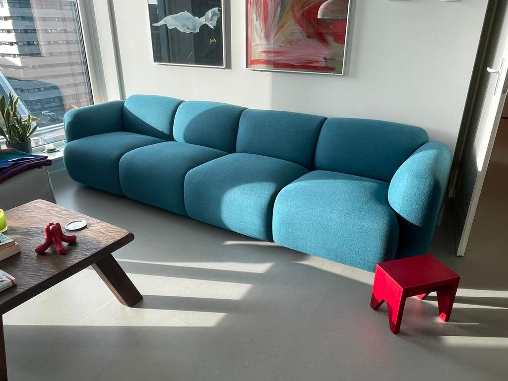 Normann Copenhagen Swell bank, 4-zits, Ophalen, Zo goed als nieuw, Stof