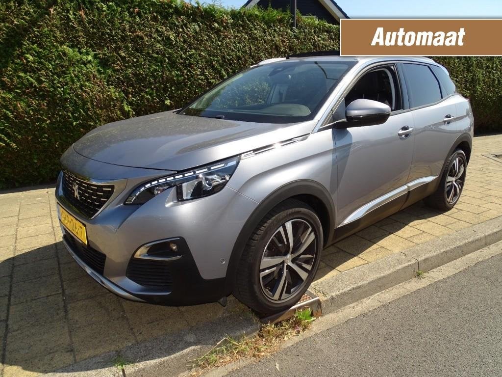 Peugeot 3008 1.2 PURET. BL PREM-131Pk-Automaat-Pano-Schuif-M, Gebruikt, 1199 cc, Met garantie (alle), Parkeersensor