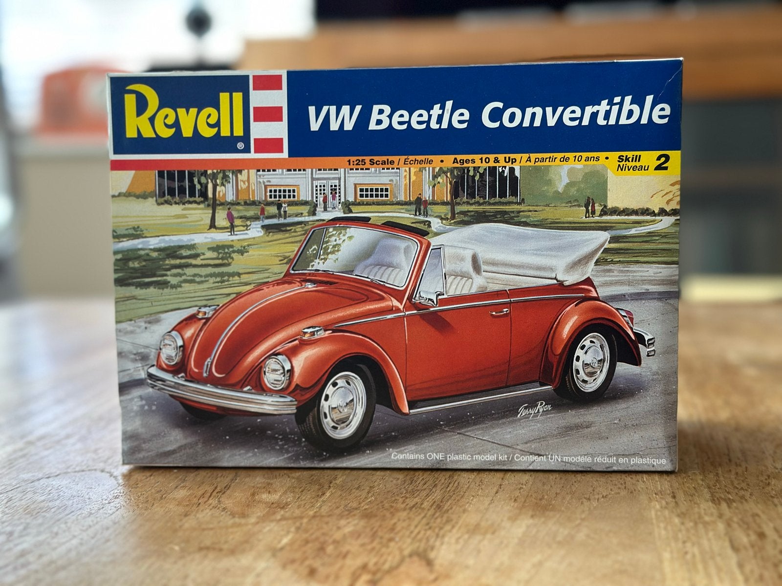 Revell VW Kever Cabriolet Modelbouwkit 1:25 85-2579, Auto, Nieuw, Ophalen of Verzenden, 1:32 tot 1:50