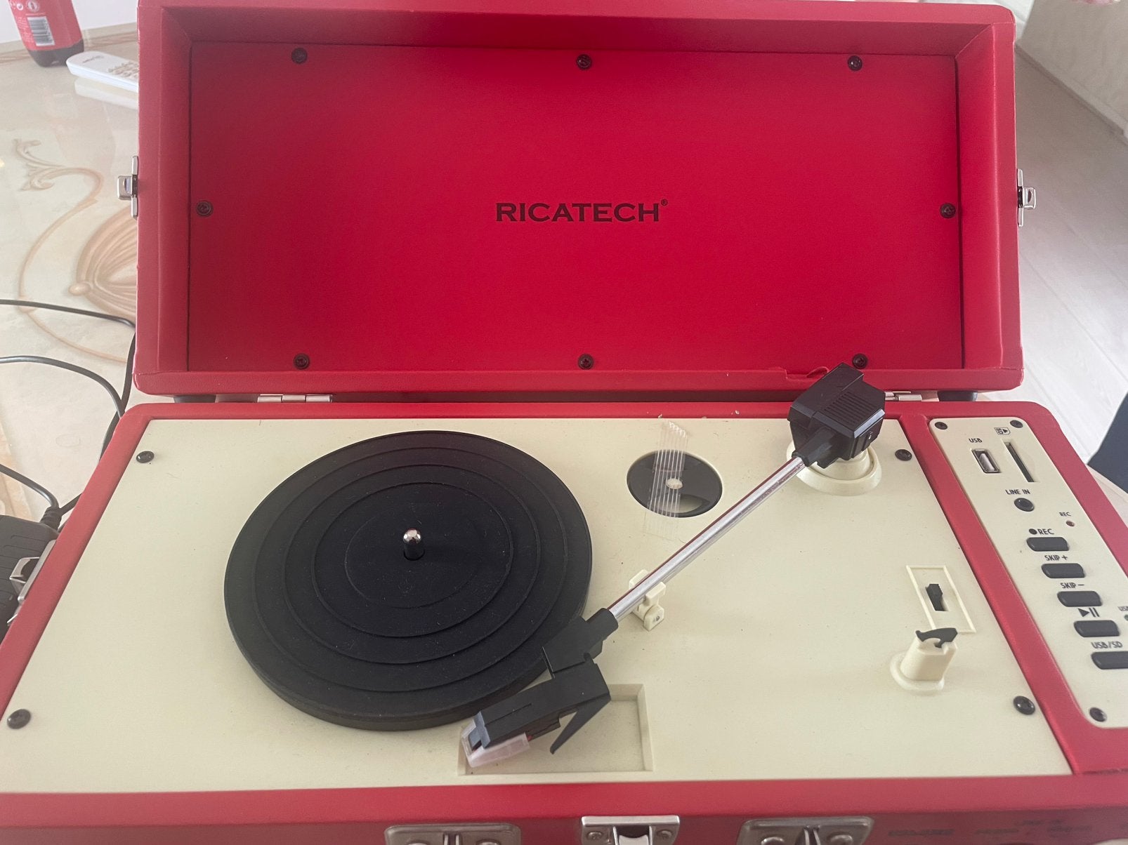 Ricatech platenspeler, Ophalen of Verzenden, Zo goed als nieuw, Overige merken