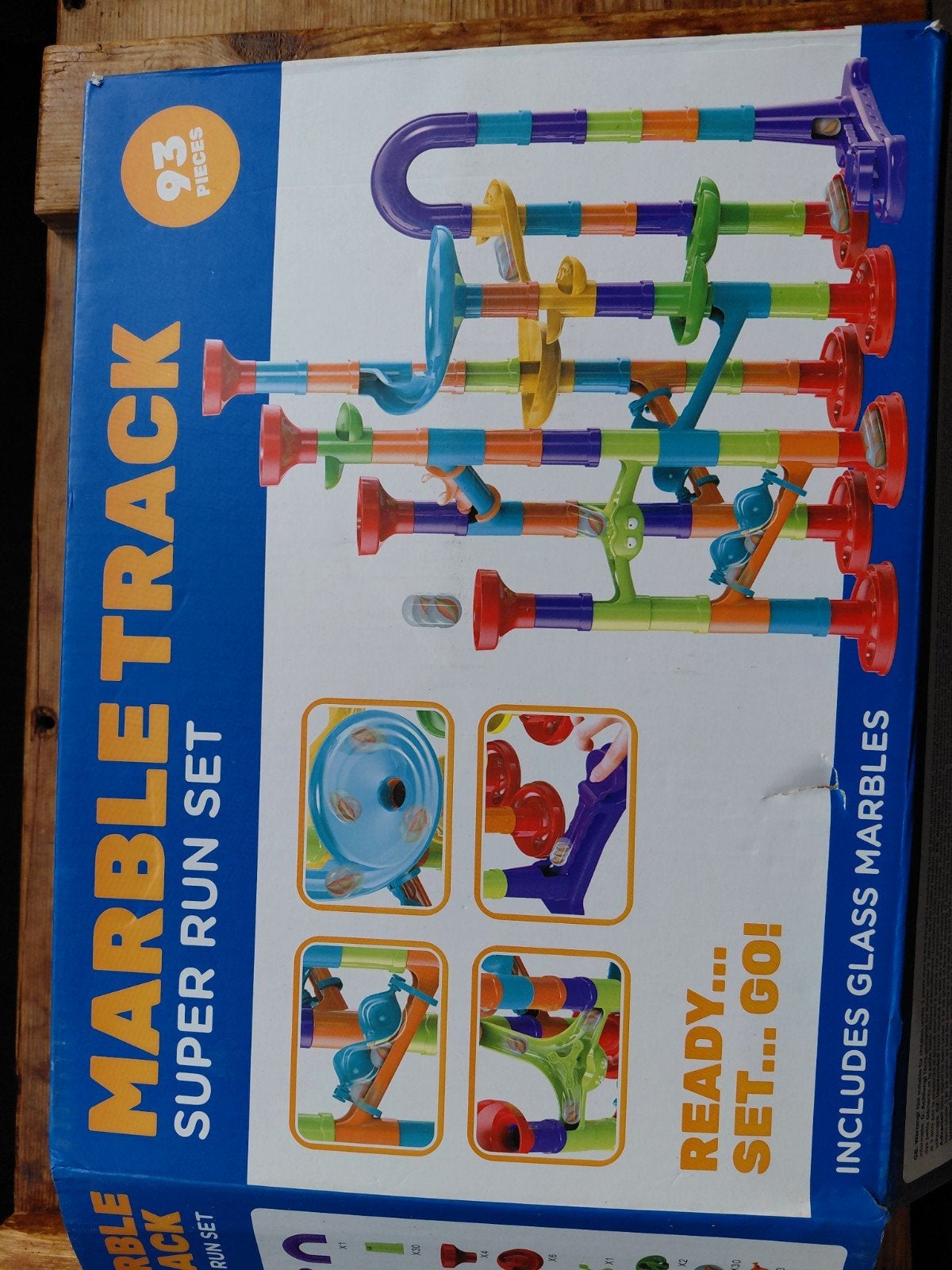 Knikkerbaan, Marble Track Super Run Set, Ophalen, Gebruikt, Jongen of Meisje