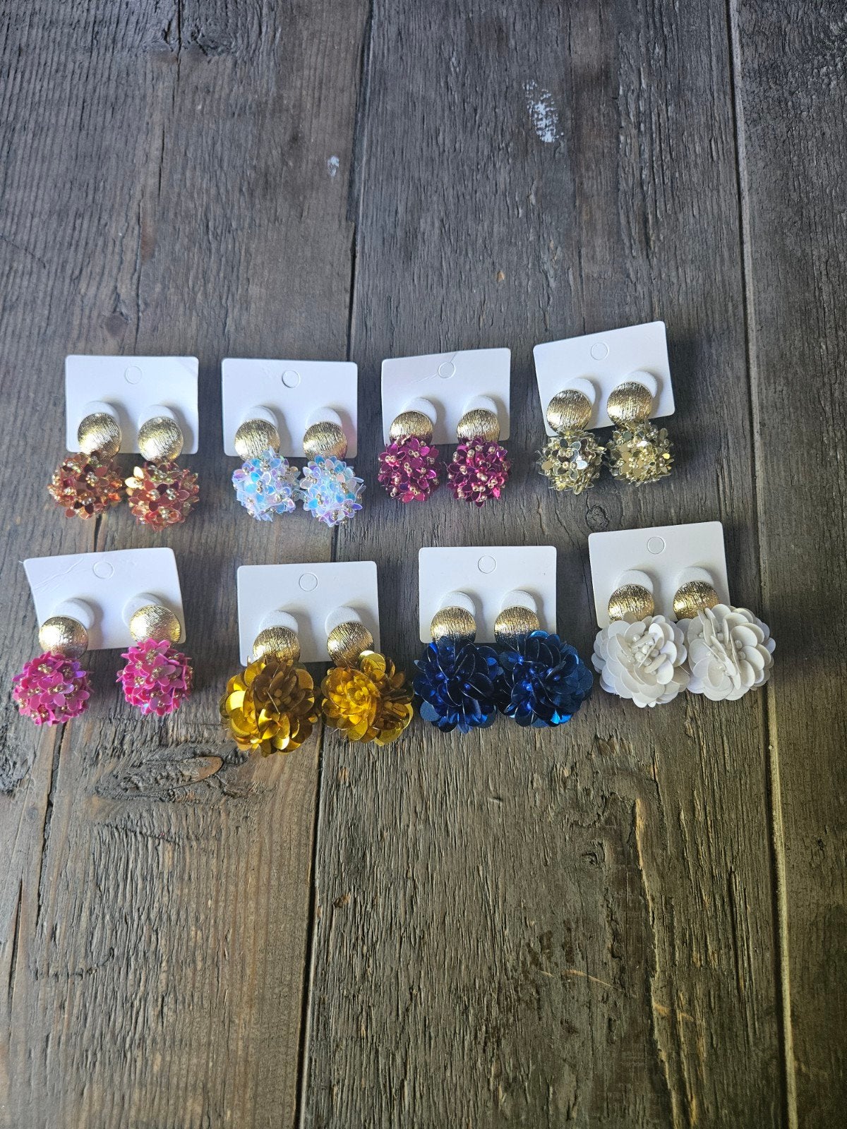 Lott I like oorbellen bloemetjes kraaltjes, Ophalen of Verzenden, Nieuw, Overige kleuren, Overige materialen