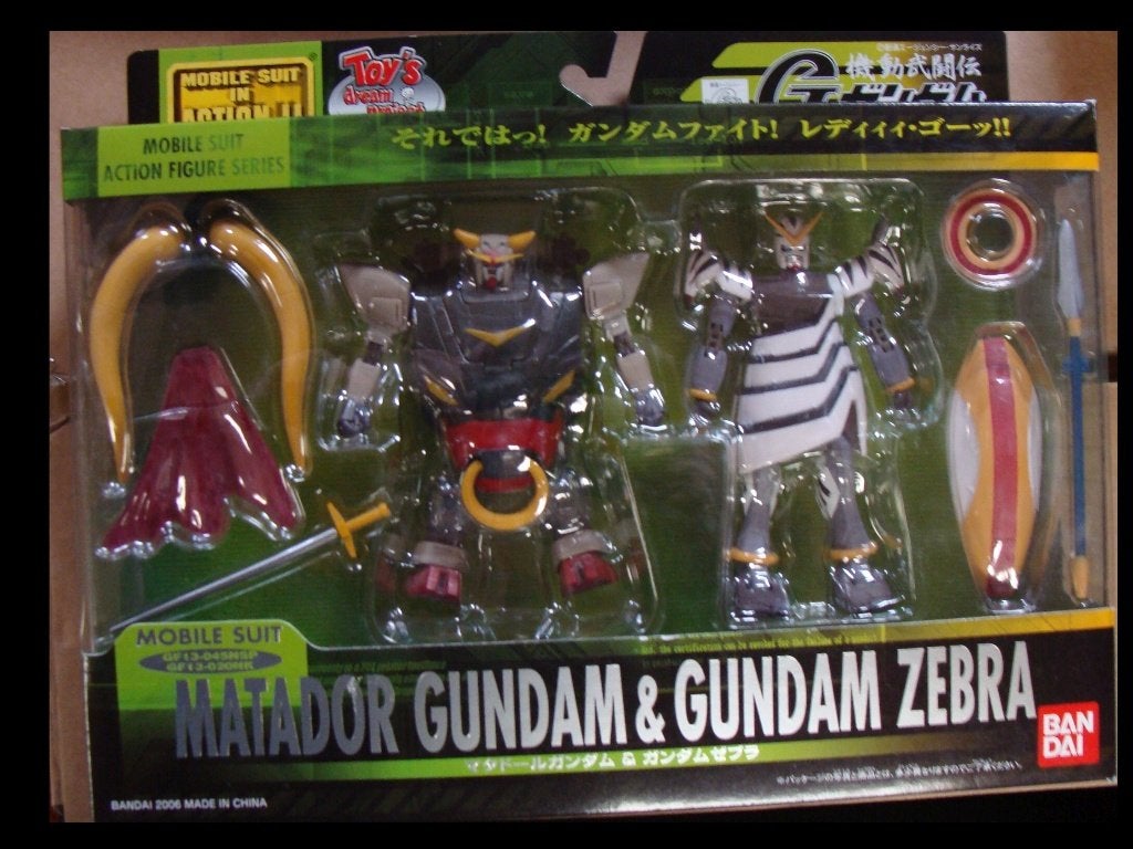 G Gundam -- MSIA Matador Gundam en Zebra Gundam, Ophalen of Verzenden, Nieuw