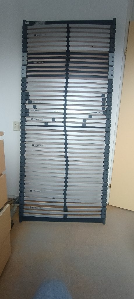 Lattenbodem Bossflex  210 cm., Huis en Inrichting, Slaapkamer | Matrassen en Bedbodems, Ophalen, Gebruikt, 90 cm, Eenpersoons