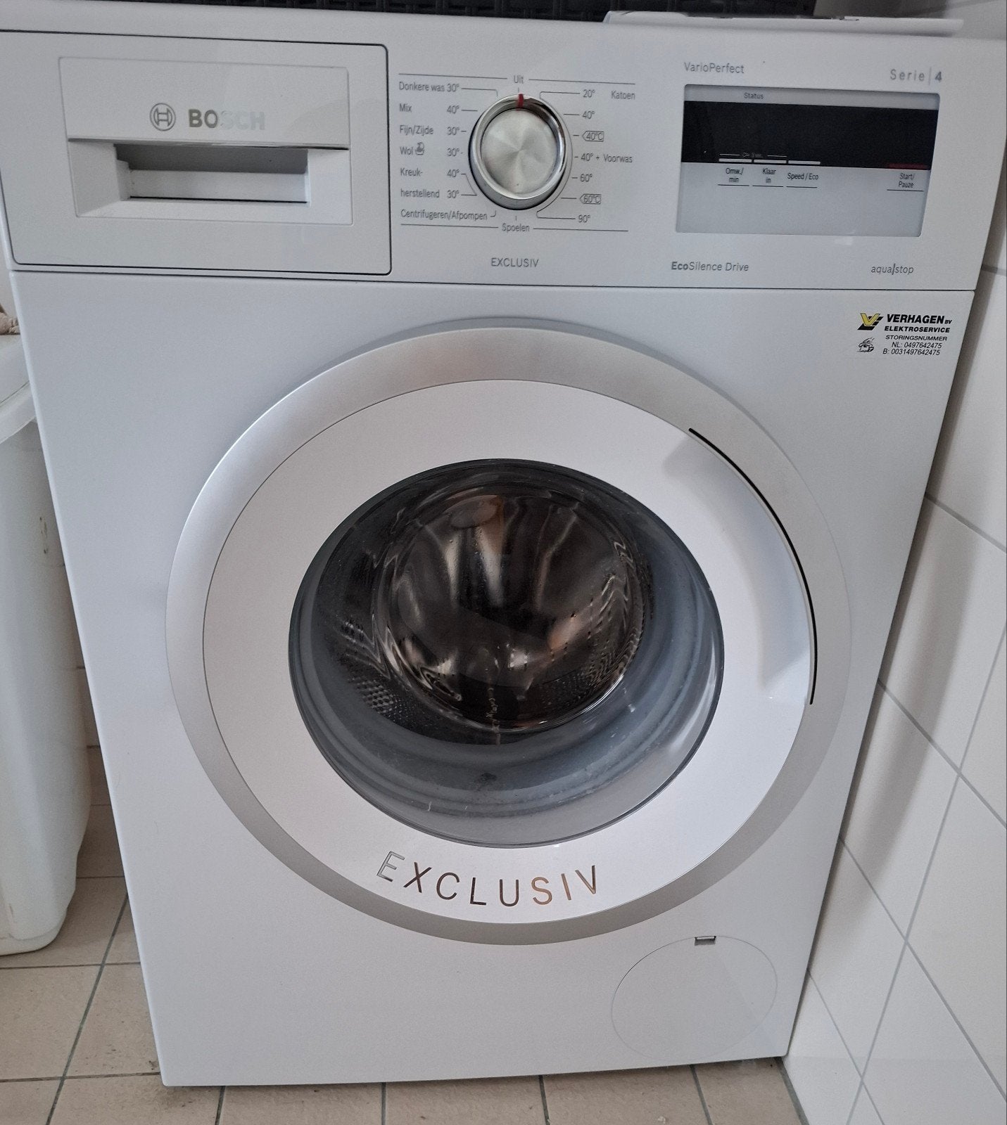 Wasmachine, Ophalen, Zo goed als nieuw, 1200 tot 1600 toeren