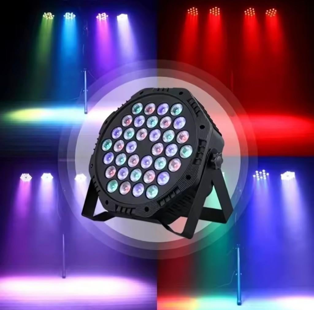 DMX LED Flat PAR / Spot Light 36 leds en afstandsbediening, Muziek en Instrumenten, Licht en Laser, Ophalen, Nieuw, Licht, Geluidgestuurd