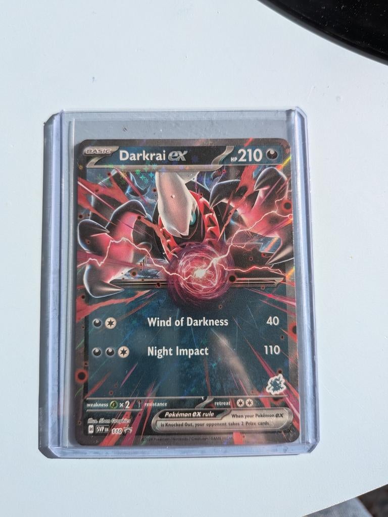 Darkrai ex Pokémon kaart - Zo goed als nieuw, Ophalen, Zo goed als nieuw, Losse kaart