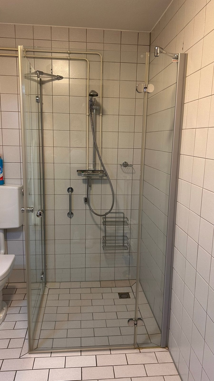 Douchecabine 195x97.5 cm - Zeer goede staat, Doe-het-zelf en Verbouw, Sanitair, Ophalen, Zo goed als nieuw, Glas, Douche