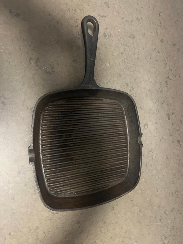 Ronneby Bruk Rondo Gietijzeren Grillpan - Gebruikt, Ophalen, Gebruikt