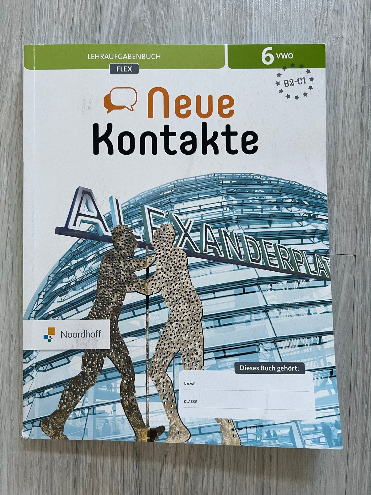Neue Kontakte 6 vwo - Duits lesboek, Ophalen of Verzenden, Alpha, Zo goed als nieuw, Overige niveaus