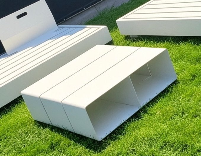 Tuintafel Gloster, Ophalen, Zo goed als nieuw, Vierkant, Aluminium