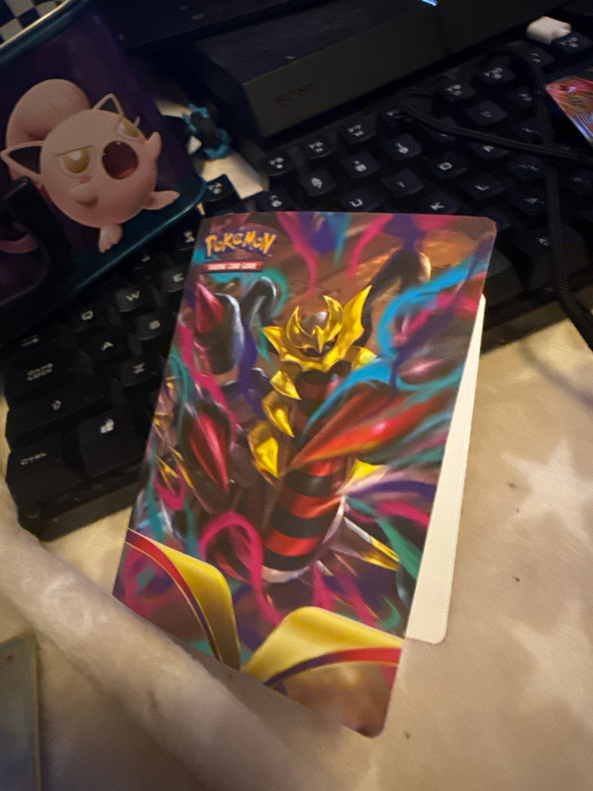 Pokémon Giratina VSTAR Sleeves, Ophalen of Verzenden, Nieuw, Sleeves of Kaarthoesjes