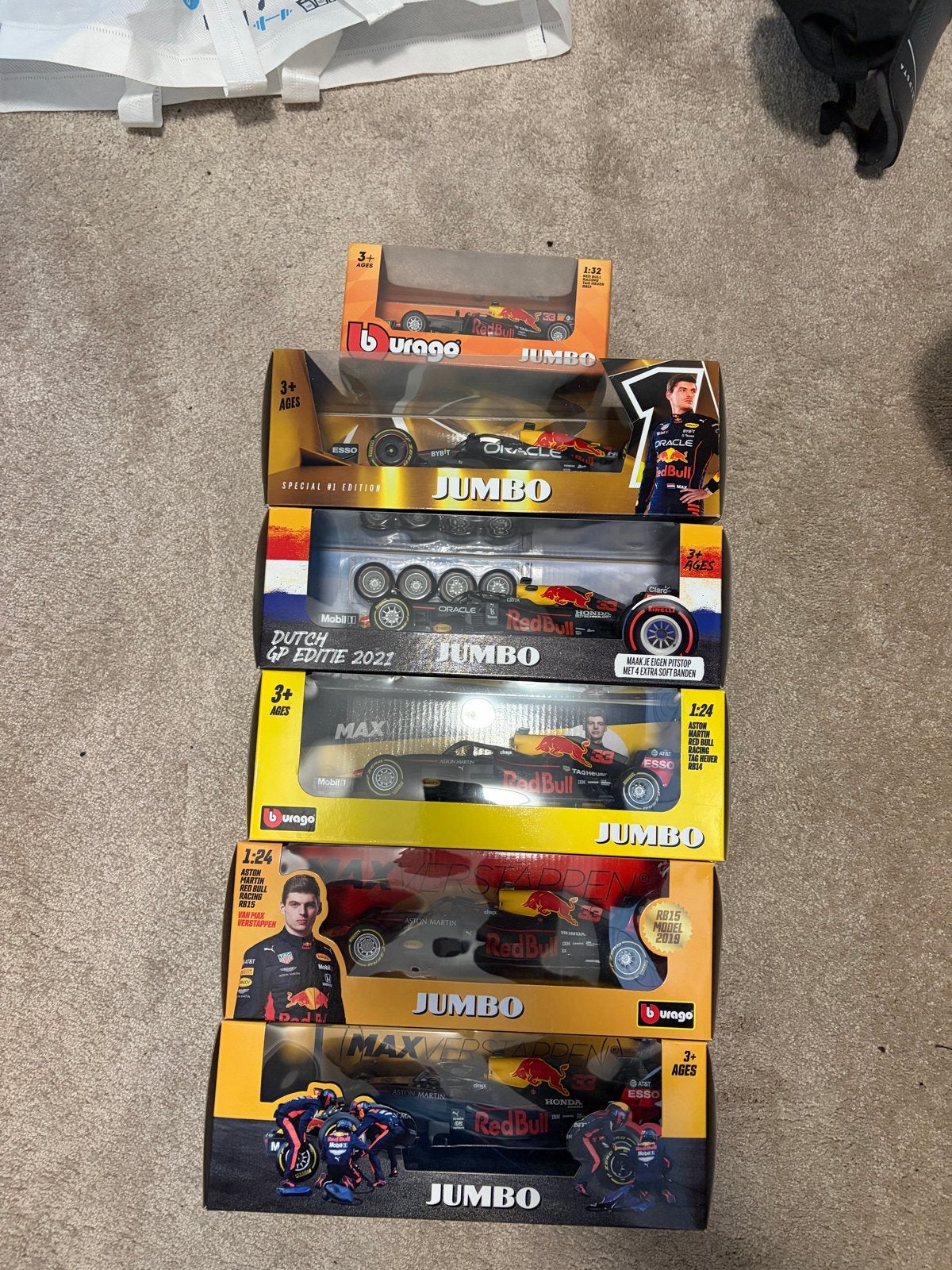 Max Verstappen modelauto's - Diverse schalen en edities, Auto, 1:32 tot 1:50, Nieuw, Ophalen