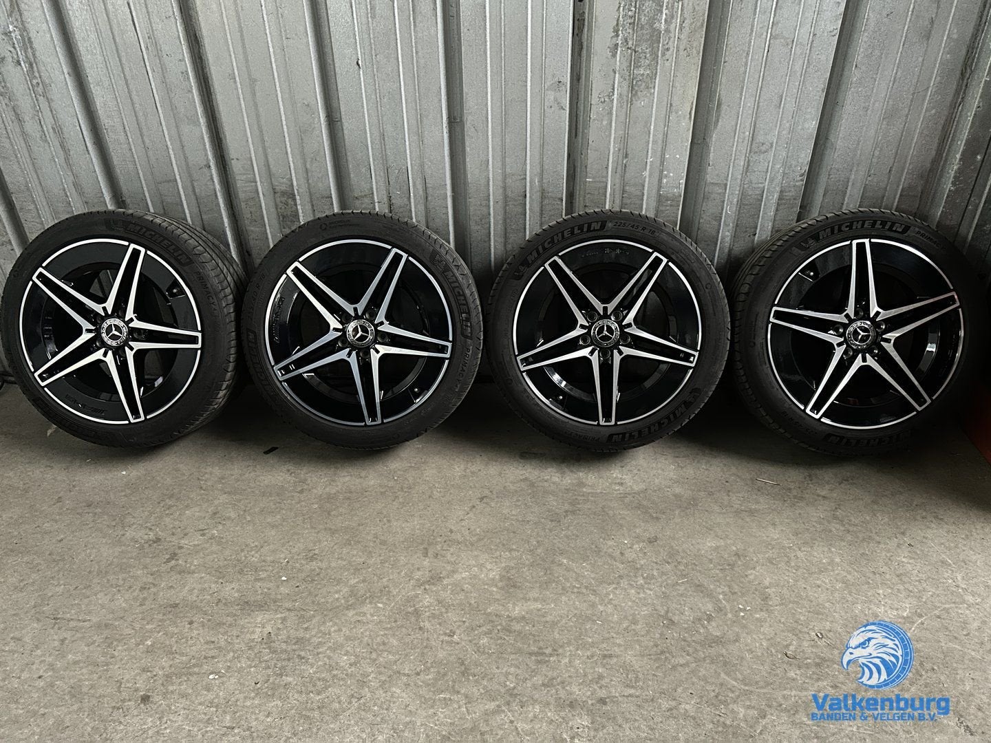 6-7mm! Originele Mercedes AMG C300E Hybrid W206 18 inch bree, 18 inch, Gebruikt, -, -