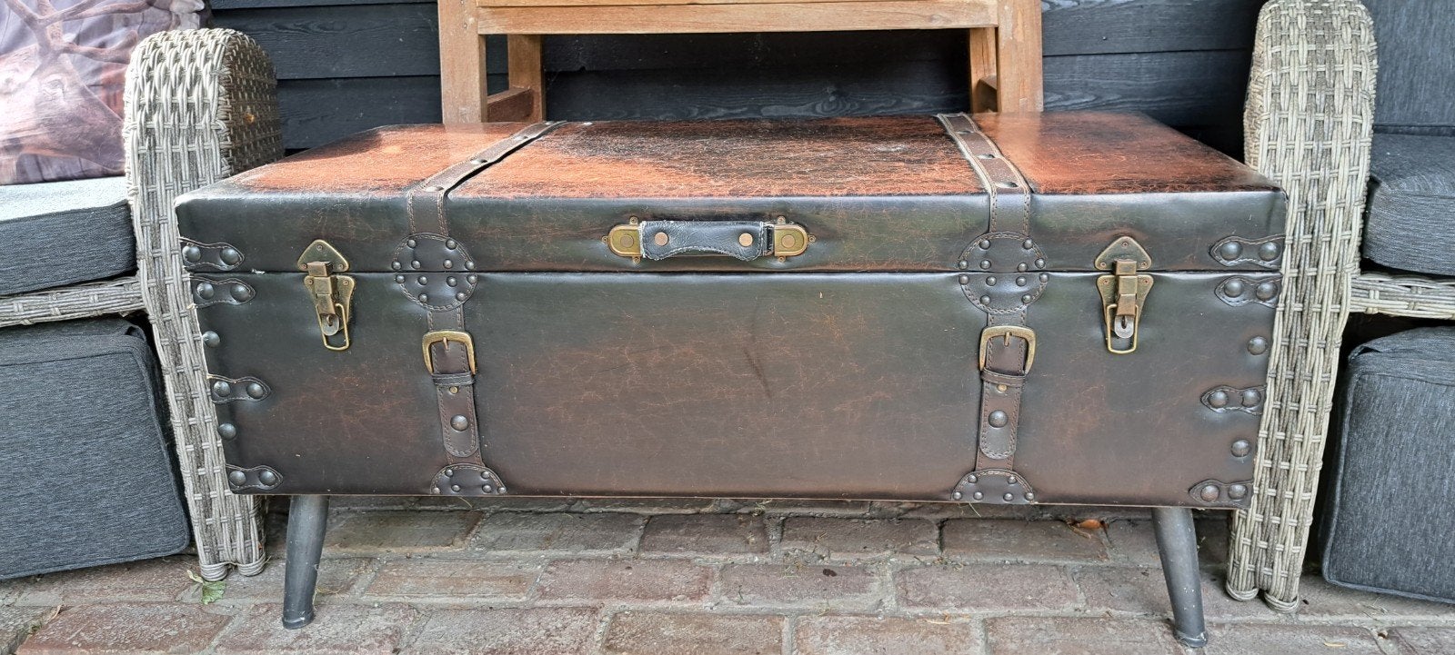 Huthoffer, salontafel, Ophalen, Zo goed als nieuw, 100 tot 150 cm