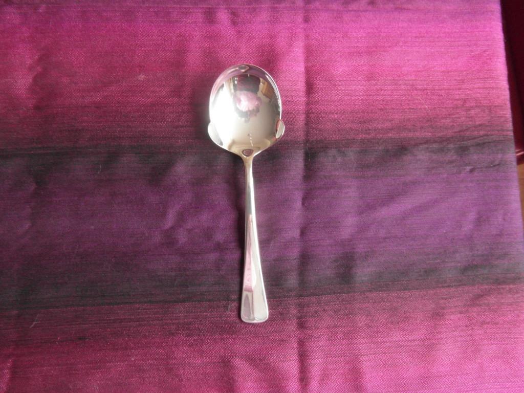 GERO ANTIEKE AARDAPPEL OPSCHEPLEPEL HAAGS LOFJE 90., Antiek en Kunst, Antiek | Bestek, Ophalen of Verzenden