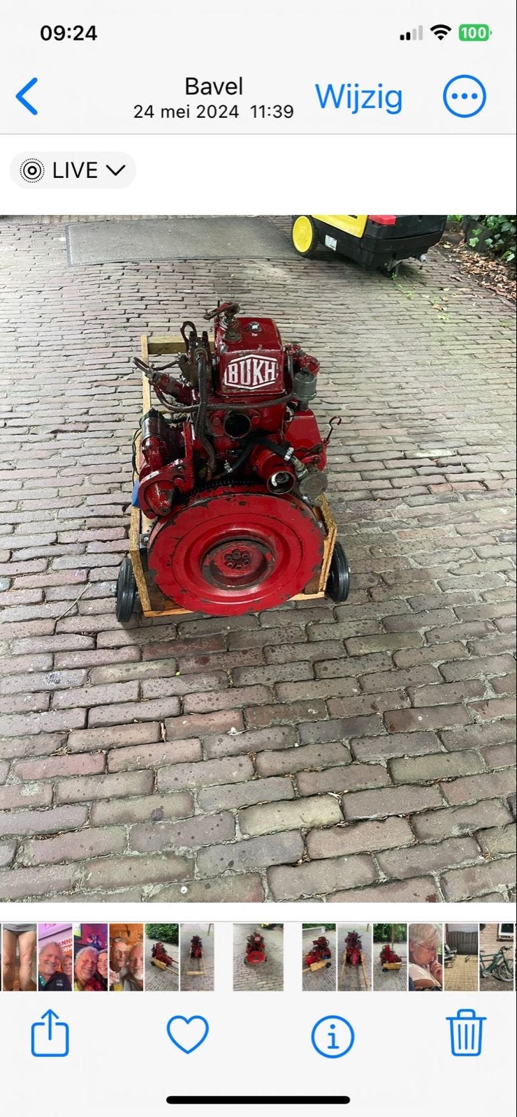 BUKH DV10 scheepsdieselmotor 10 PK - Gereviseerd, Ophalen, Binnenboordmotor, Diesel, Zo goed als nieuw