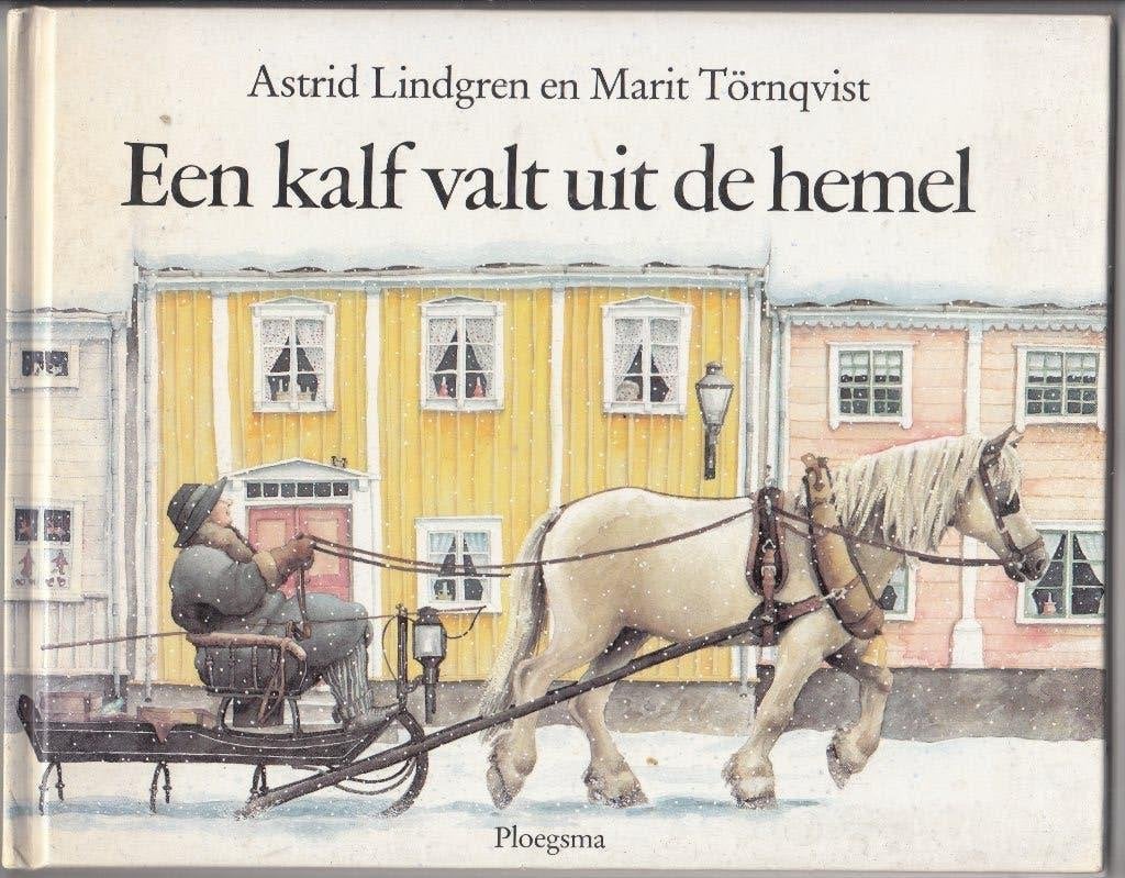 Een kalf valt uit de hemel/ Astrid Lindgren / 1989, Boeken, Ophalen of Verzenden, Zo goed als nieuw, Astrid Lindgren, Prentenboek