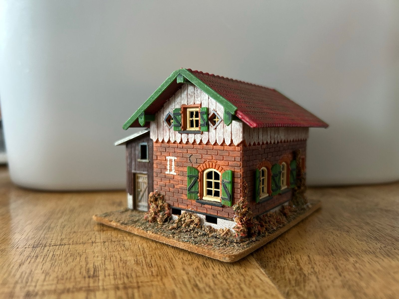 Oostenrijks huisje Schaal HO - Gebouw voor modelspoorbaan, Overige merken, Gebruikt, Gelijkstroom of Wisselstroom, Brug, Tunnel of Gebouw