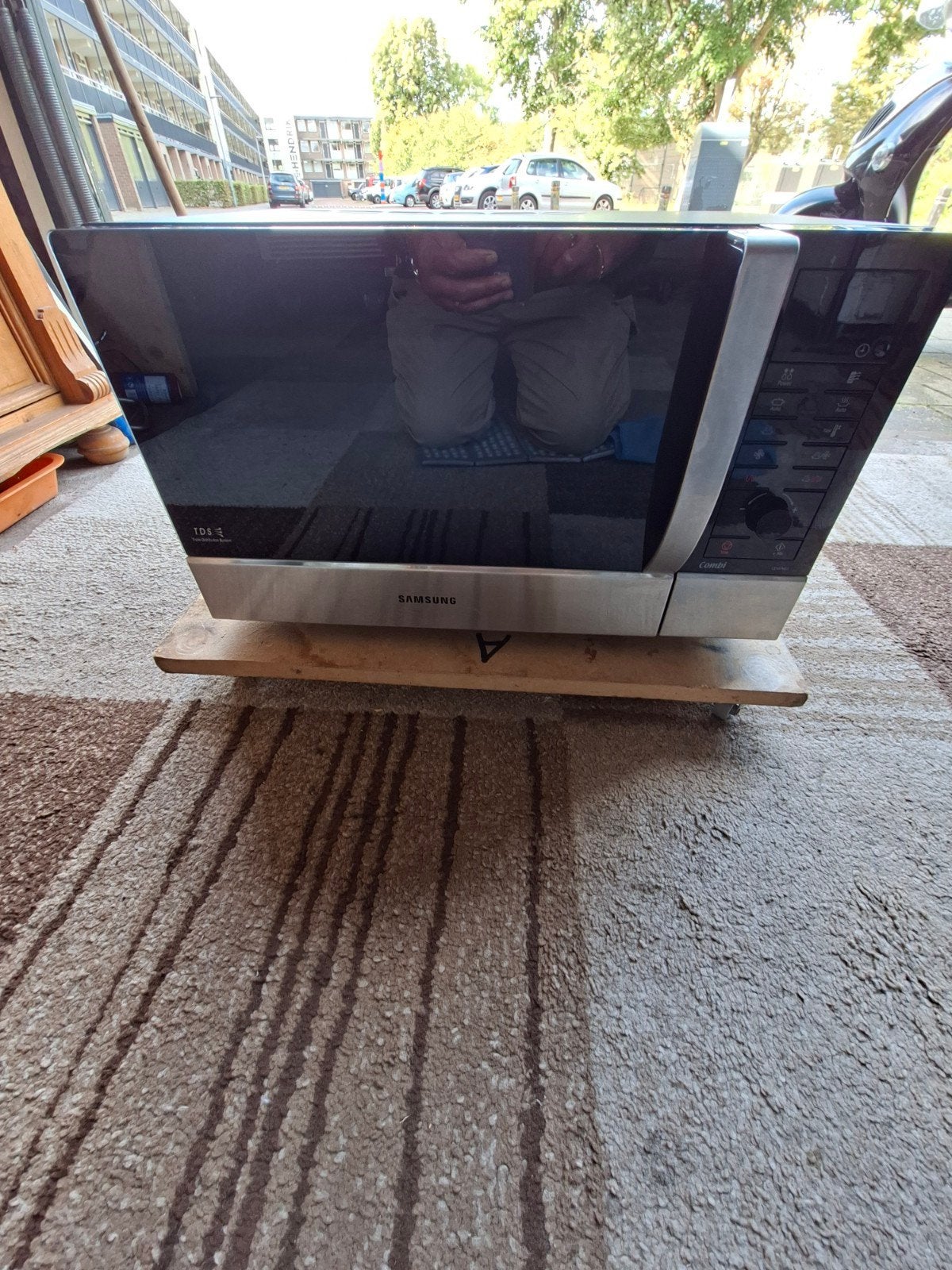 Samsung Combimagnetron CE107MST - Gebruikt, Witgoed en Apparatuur, Combimagnetron, Gebruikt, Ophalen of Verzenden, Draaiplateau
