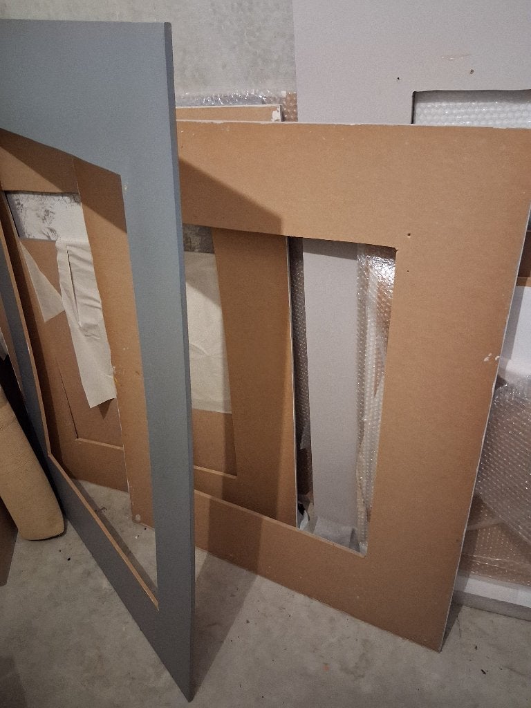15 Rechte MDF platen 8mm dik, groot! als lijst ofzo nu €15, Ophalen, Overige typen