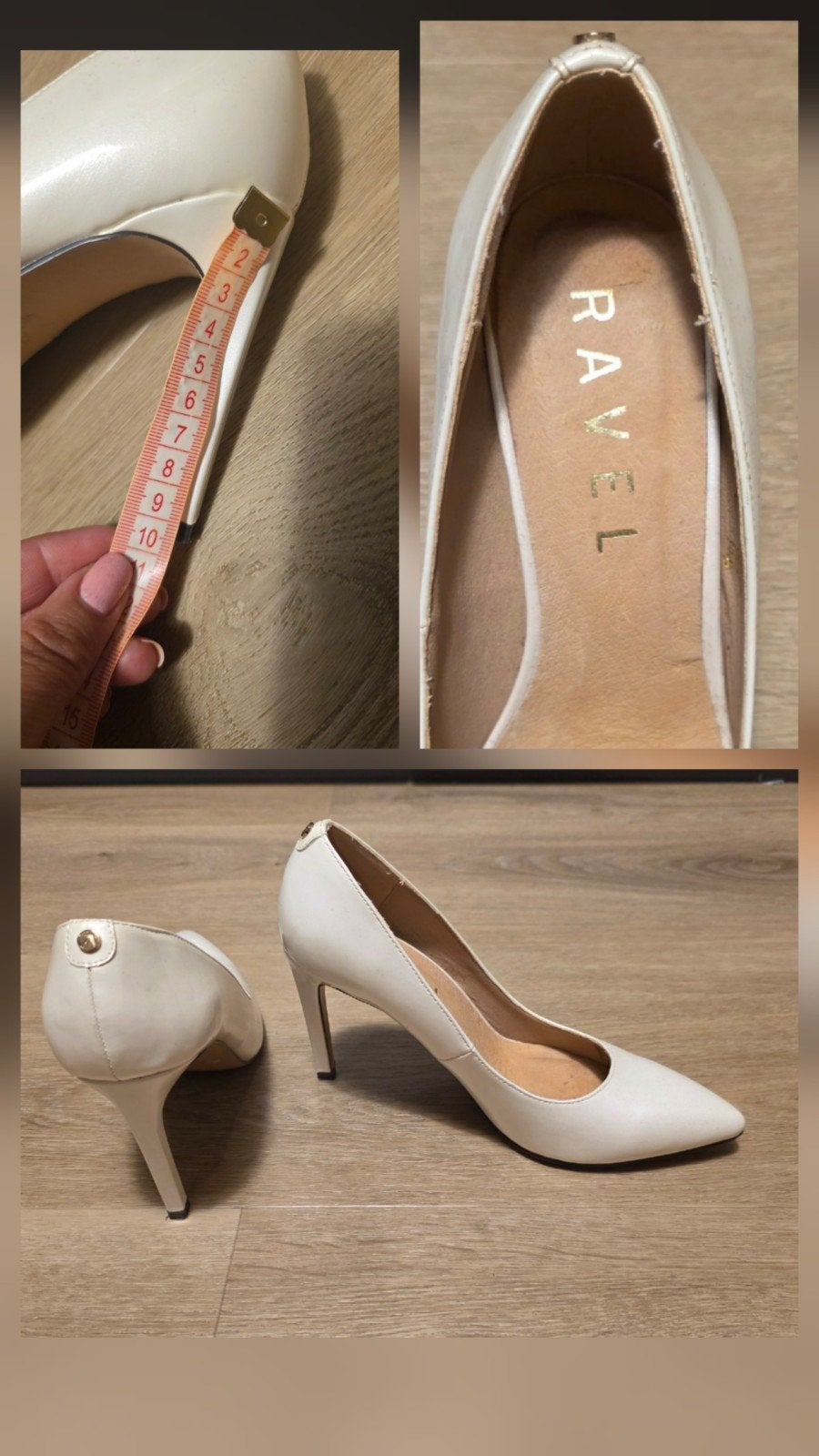 Witte Ravel pumps met hak van 9 cm, Pumps, Ravel, Wit, Ophalen of Verzenden