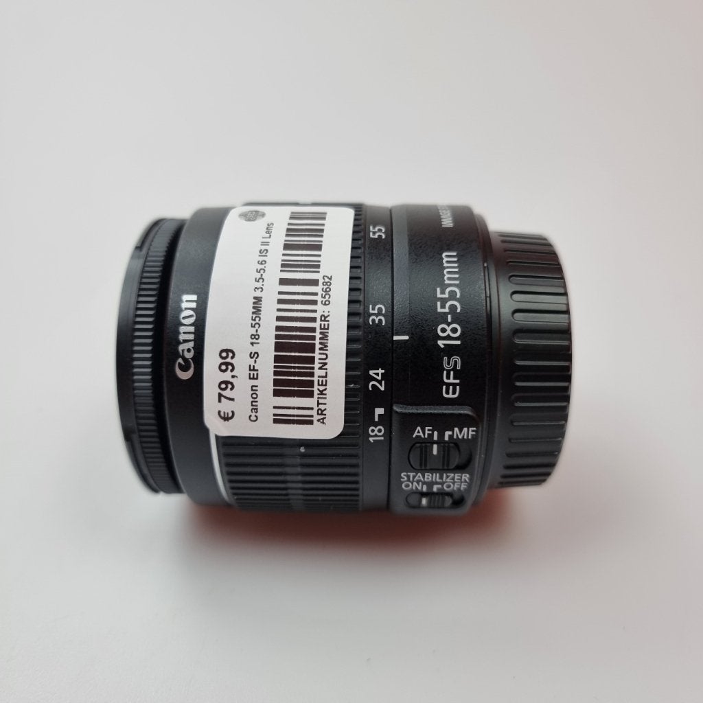 Canon EF-S 18-55MM 3.5-5.6 IS II Lens, Audio, Tv en Foto, Fotografie | Lenzen en Objectieven, Canon, Gebruikt, Support@canon.com