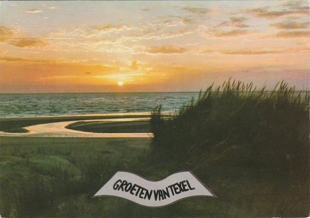 TEXEL Avond Groeten, Verzenden, 1960 tot 1980, Gelopen, Waddeneilanden