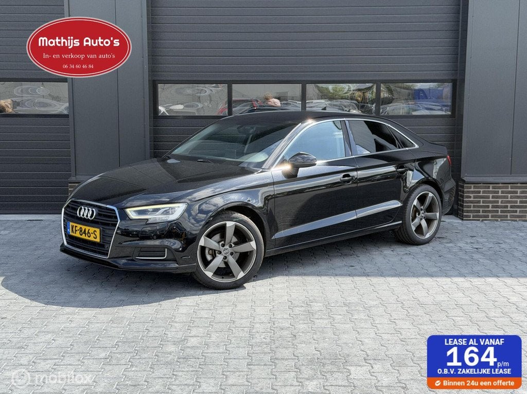 Audi A3 Limousine 1.4 TFSI CoD Design Pro Line Plus DSG Spor, Auto's, Audi, Euro 6, 4 cilinders, 150 pk, Zwart