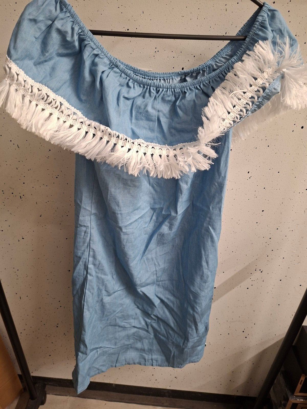 Jacky Luxury jurk maat S katoen, Blauw, Ophalen of Verzenden, Jacky Luxury, Maat 36 (S)