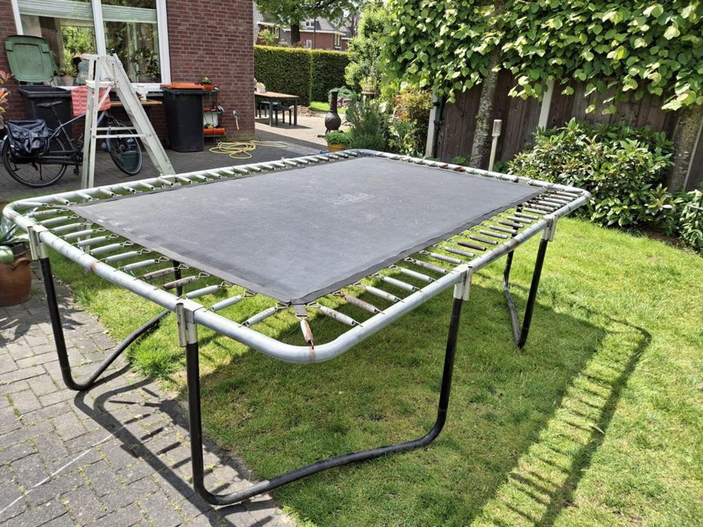 Salta trampoline 305 x 214 springdoek, Ophalen of Verzenden