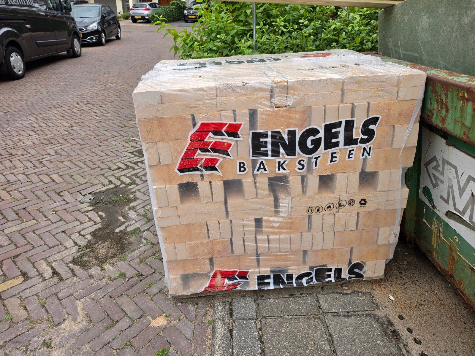 Geel rose gevelsteen - 1 pallet (752 stuks), Ophalen, Nieuw, Bakstenen