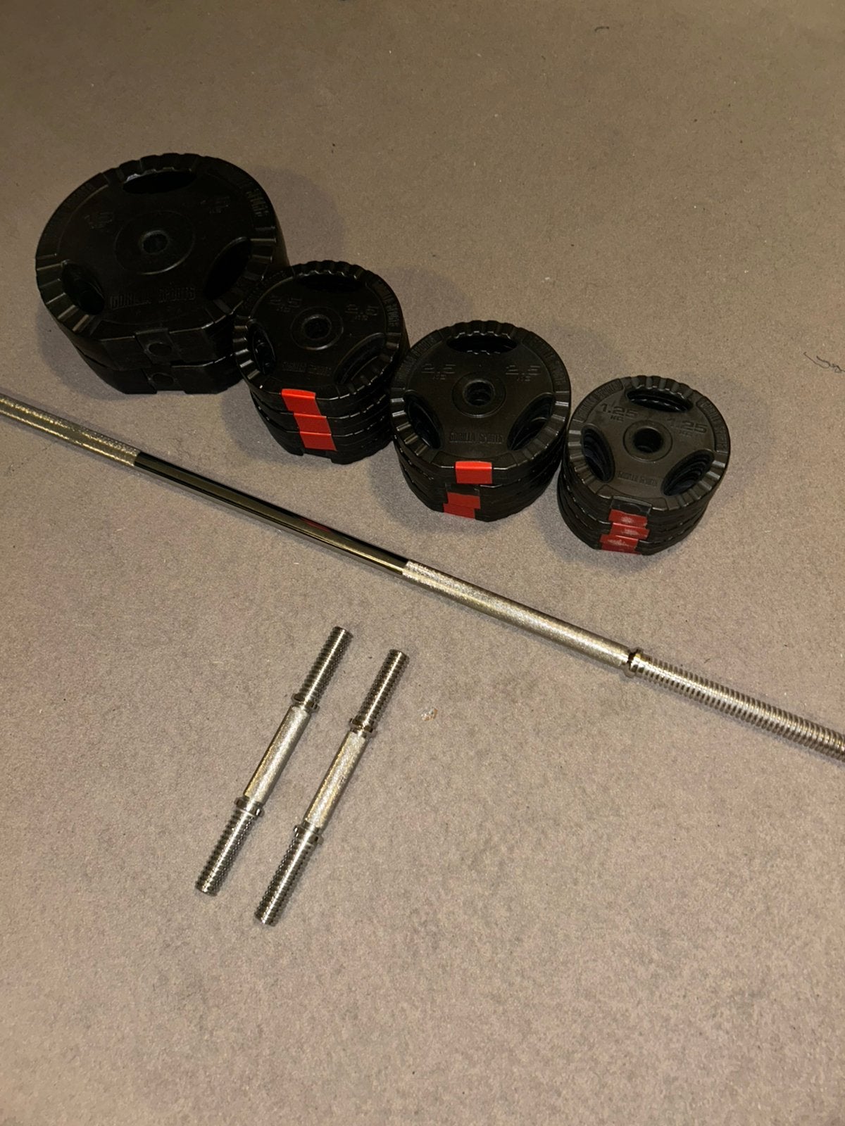 Dumbell Set Compleet 70KG, Ophalen, Zo goed als nieuw, Dumbbell