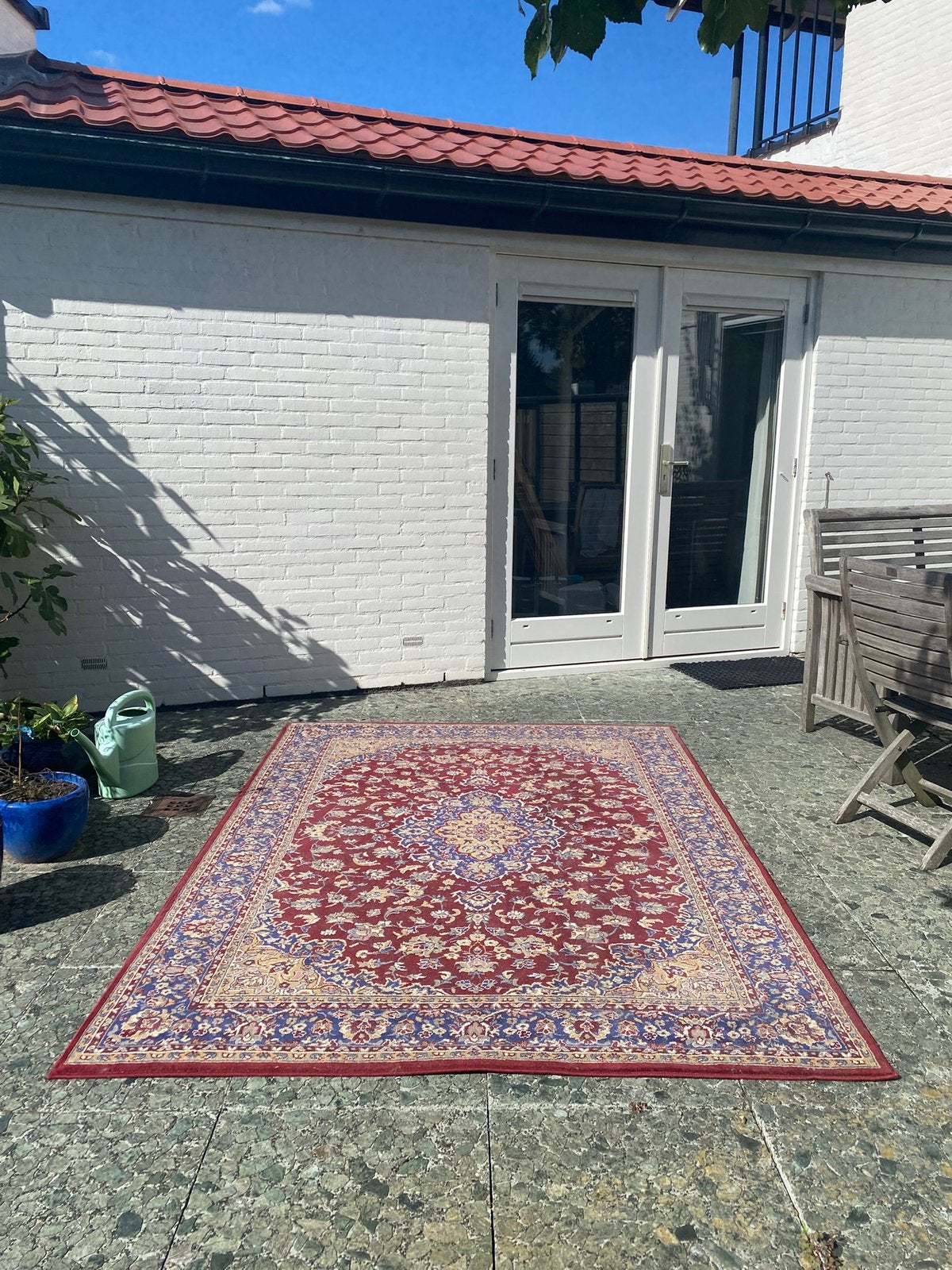 Warm perzisch tapij van de Ikea, Huis en Inrichting, Ophalen, 50 tot 100 cm, 150 tot 200 cm, Zo goed als nieuw