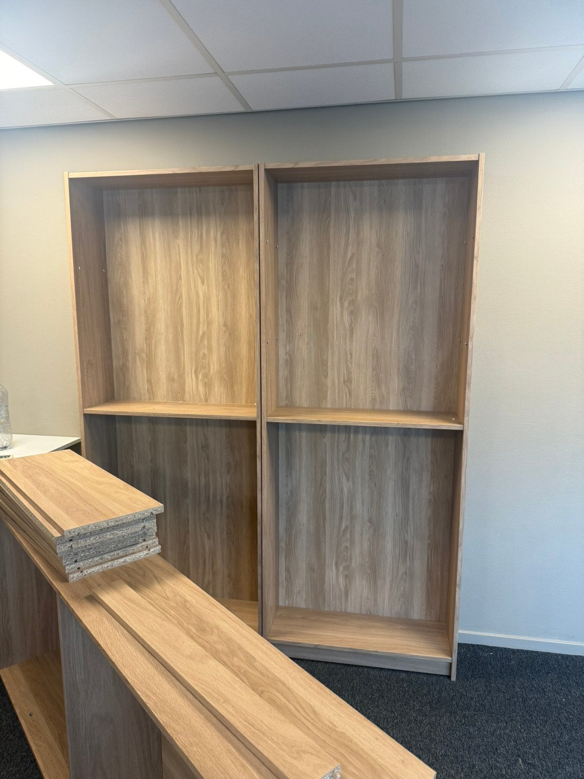 3x IKEA Billy Boekenkast Eikenpatroon 40 ps, Ophalen, Met plank(en), Gebruikt, 200 cm of meer