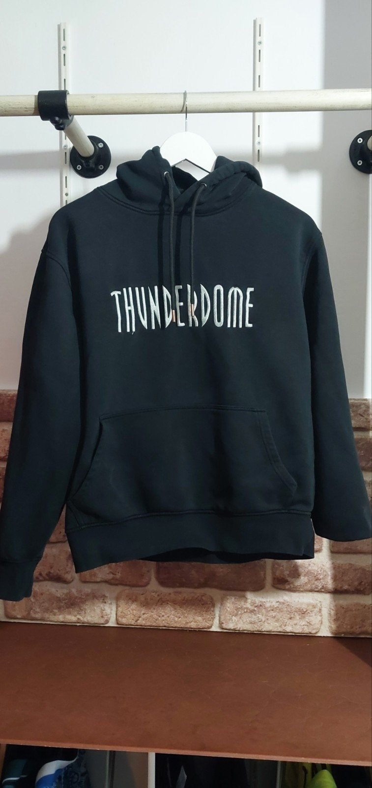 Thunderdome hoodie monochrome size S, Thunderdome, Zwart, Ophalen of Verzenden, Gedragen