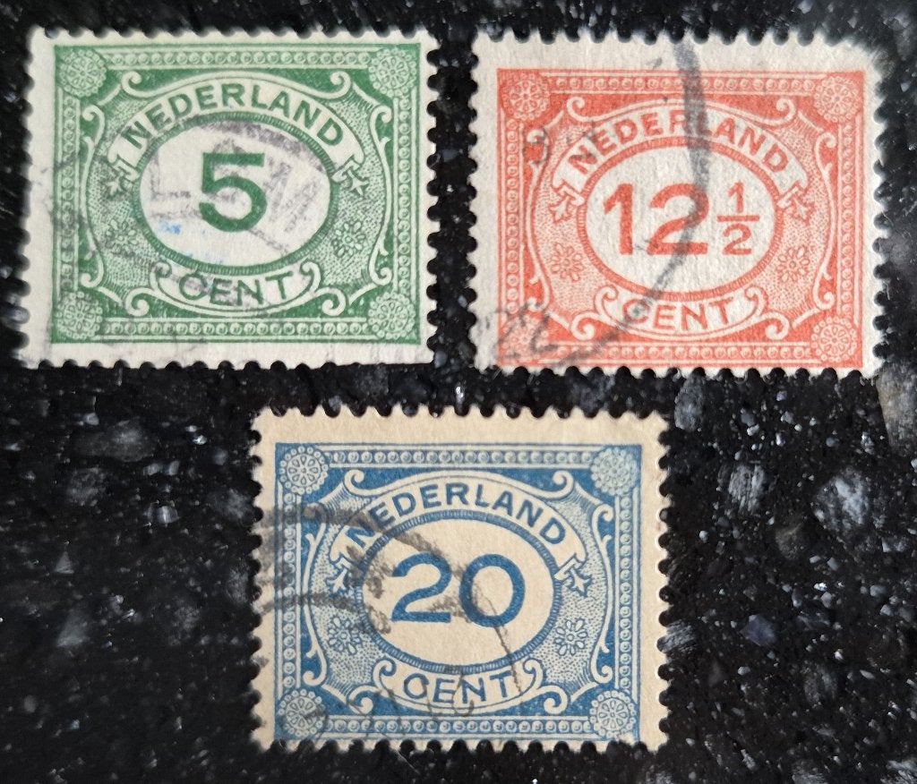 POSTZEGELS NED 1921-1922 GESTEMPELD, Postzegels en Munten, Postzegels | Nederland, Verzenden, T/m 1940, Gestempeld