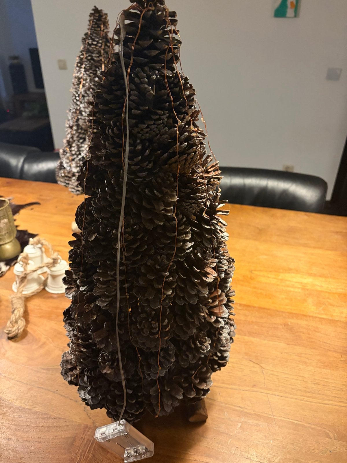 Prachtige handgemaakte kerstboom van dennenappels, Diversen, Ophalen of Verzenden, Nieuw