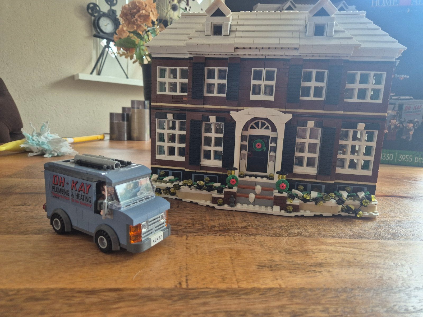 LEGO Home Alone huis 21330 + originele doos, Lego, Ophalen of Verzenden, Compleet, Complete set