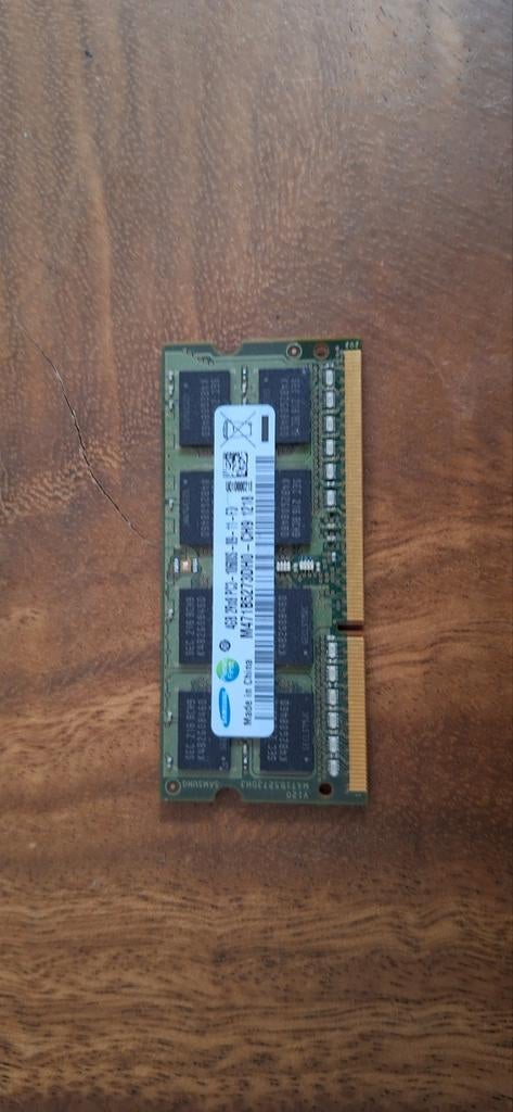 Samsung 4GB DDR3 Laptop RAM PC3-10600S, Computers en Software, RAM geheugen, Gebruikt, DDR3, Ophalen of Verzenden, Laptop