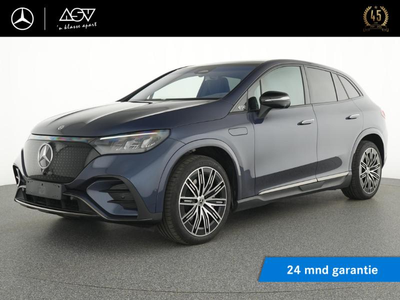 Mercedes-Benz EQE SUV 350 4Matic AMG Line 91 kWh Hyperscreen, Auto's, Mercedes-Benz, Automaat, Zwart, Leder, 570 min