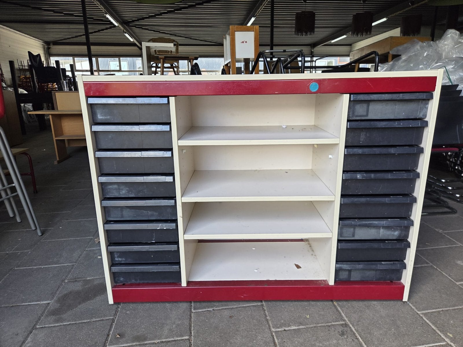 1x Schoolkast Vakkenkast, Ophalen, Gebruikt, X, X