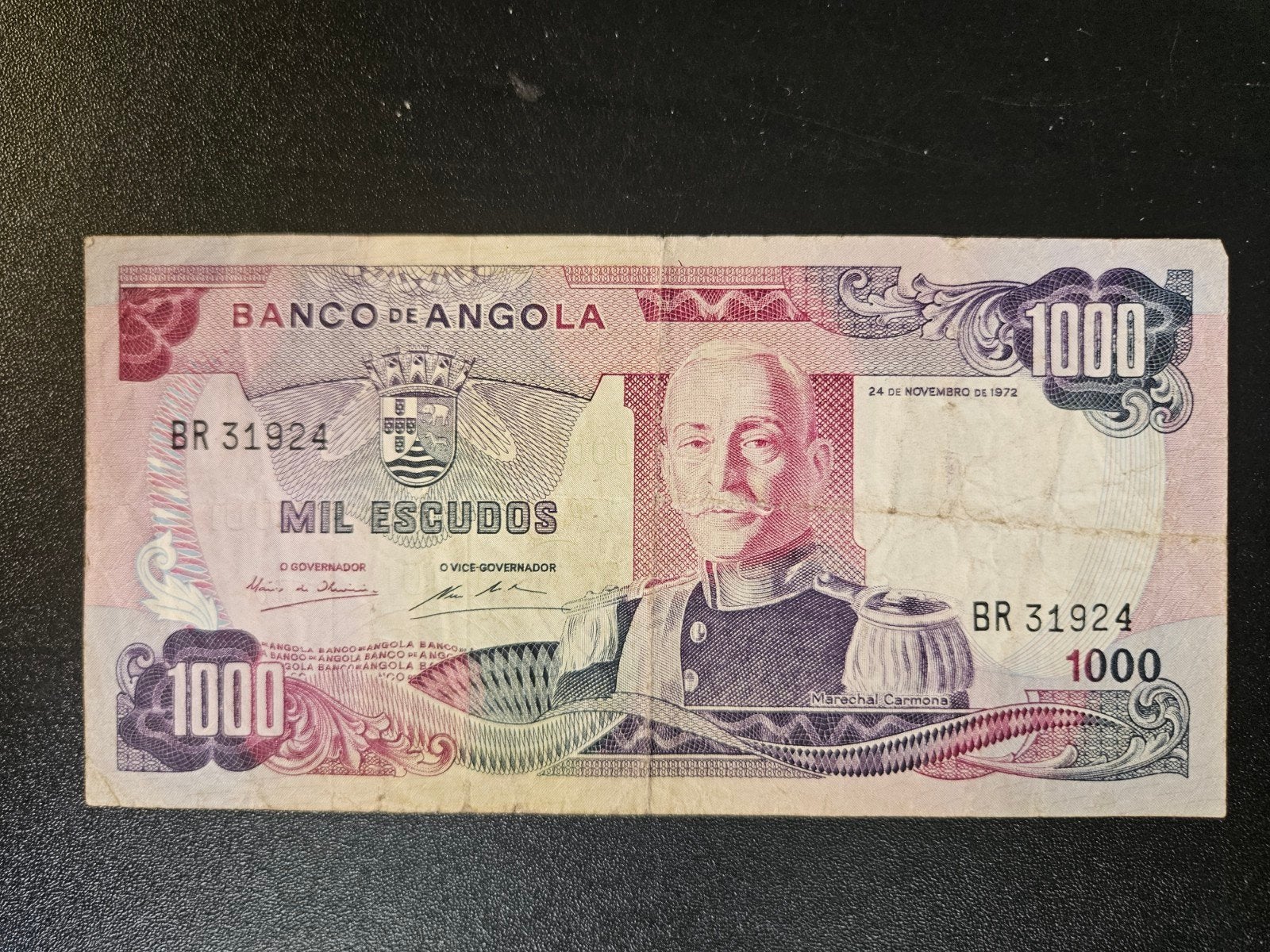 Angola pick 103 1972, Postzegels en Munten, Bankbiljetten | Afrika, Ophalen of Verzenden, Overige landen, Los biljet