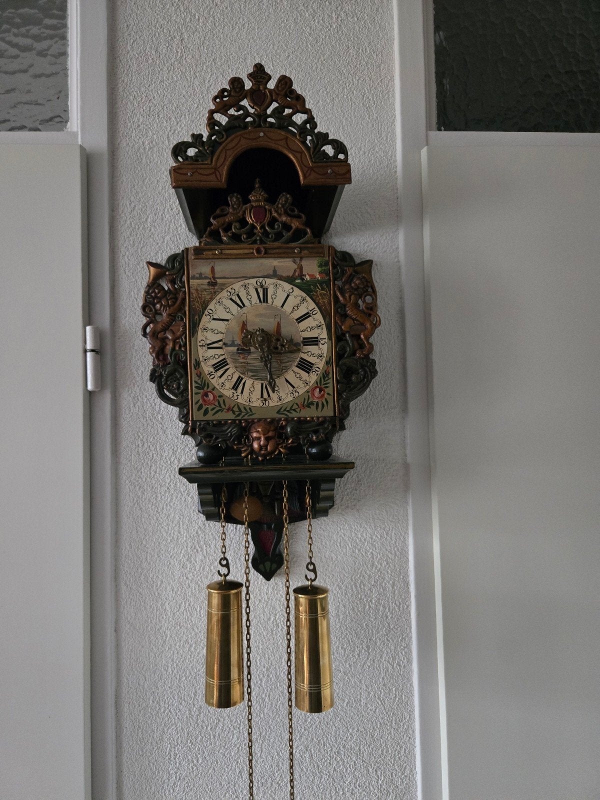 kleine friese Stoelklok - Handgeschilderd, Ophalen of Verzenden