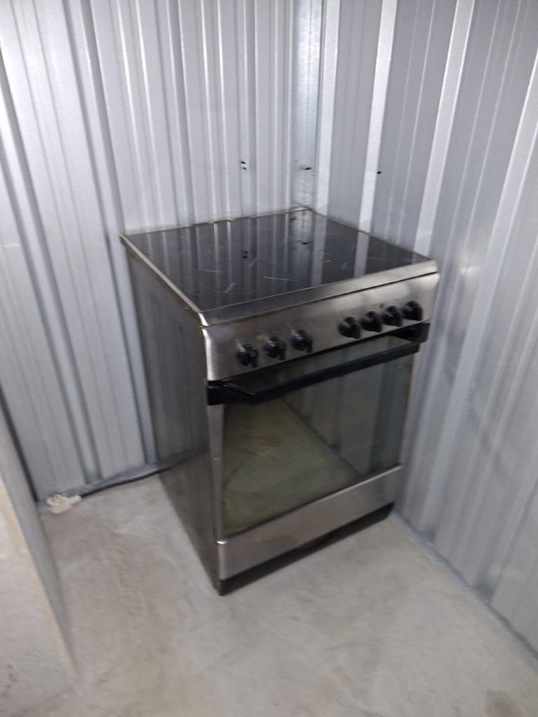 Vrijstaand elektrisch fornuis met oven, Ophalen, Gebruikt, 60 cm of meer, 4 kookzones
