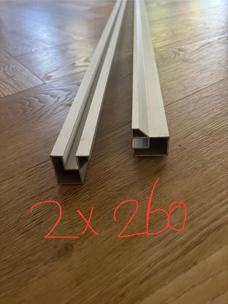 Storemax profielen 2x 260 cm, Ophalen, Gebruikt, Aluminium